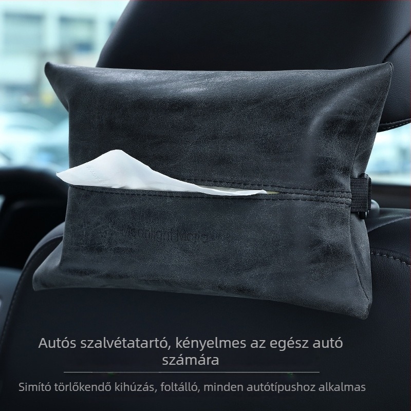 Kreatív akasztós autós zsebkendő-doboz