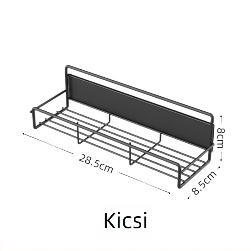 Mágneses hűtőszekrény polc, négy szinttel, fúrás nélkül