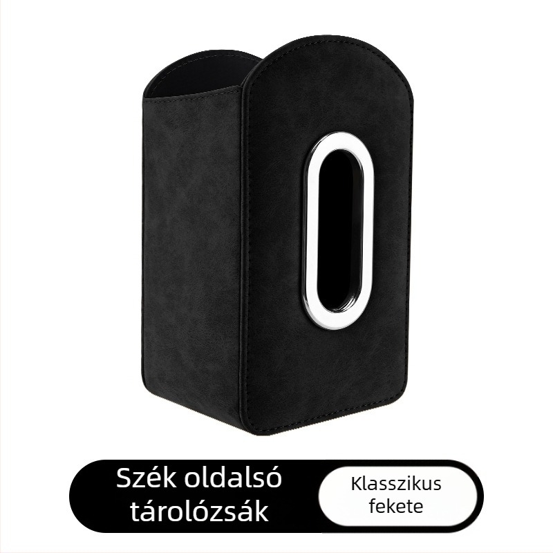 Autóhoz készült zsebkendőtartó és multifunkcionális tárolótáska – ülés oldalsó zseb és pohártartó