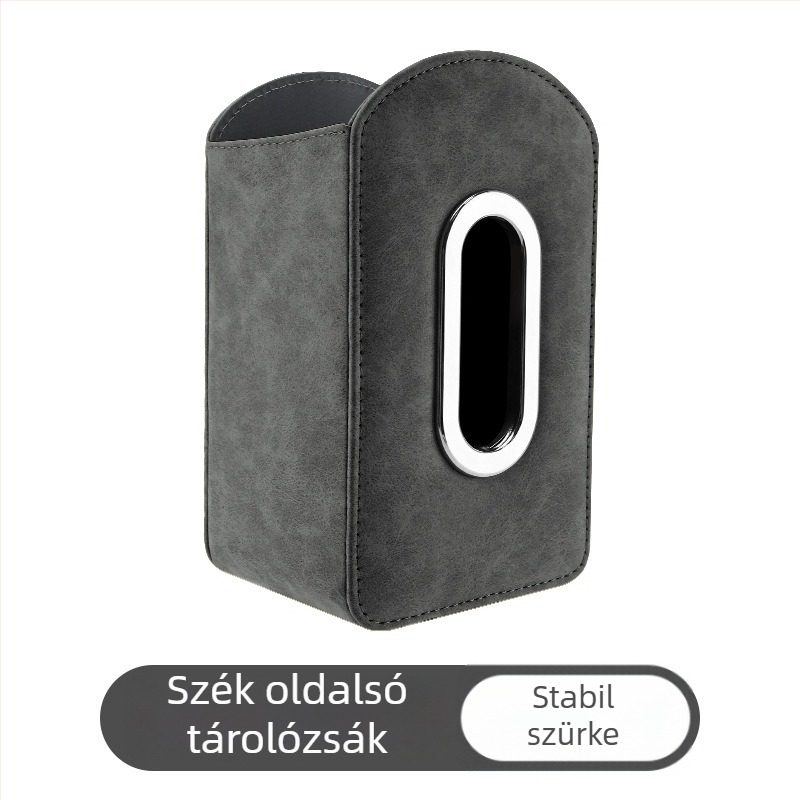 Autóhoz készült zsebkendőtartó és multifunkcionális tárolótáska – ülés oldalsó zseb és pohártartó