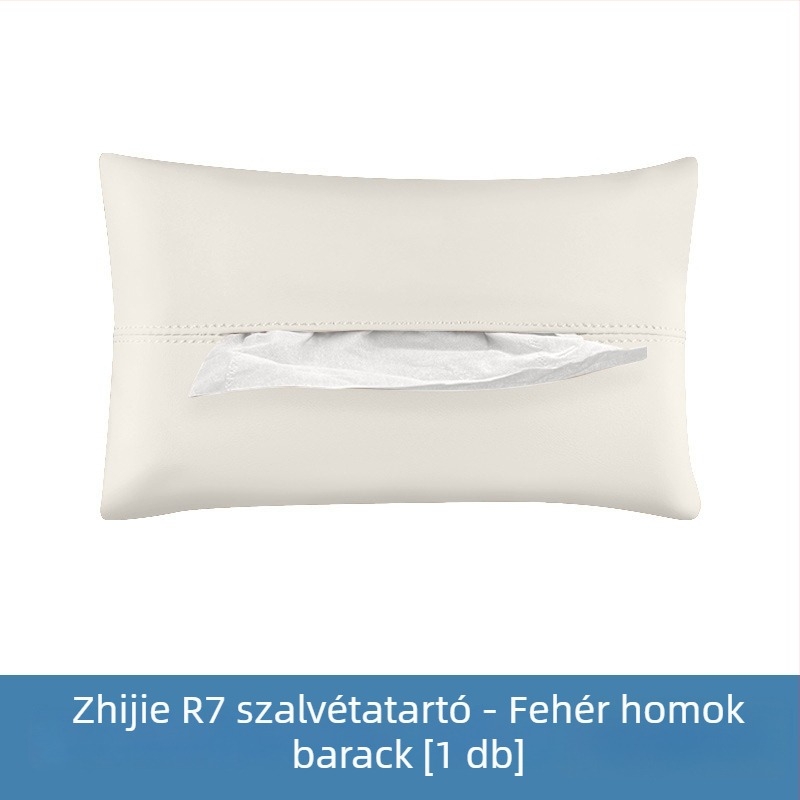 Autós zsebkendő-doboz, függő szervező a hátsó üléshez, zsebkendő tároló táska