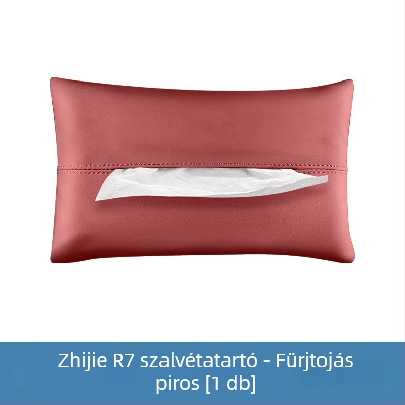 Autós zsebkendő-doboz, függő szervező a hátsó üléshez, zsebkendő tároló táska