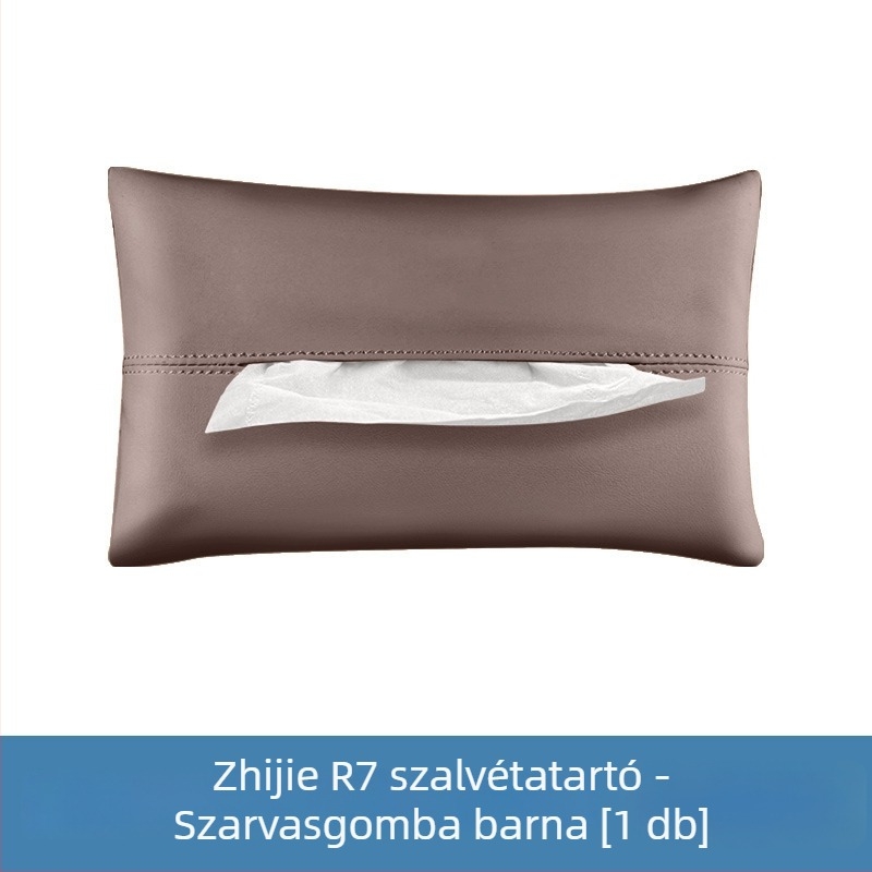 Autós zsebkendő-doboz, függő szervező a hátsó üléshez, zsebkendő tároló táska