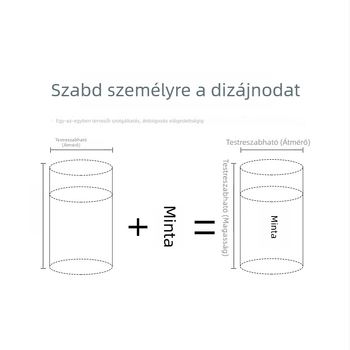 Henger alakú autózsebkendő-doboz logóval testreszabható, méret 18×6,8 cm