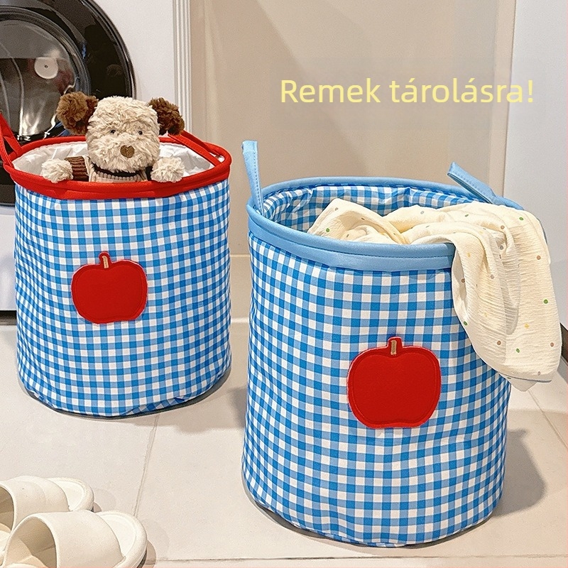 Fürdőszobai nagy kapacitású, összecsukható mosókosár, koszos ruhák számára