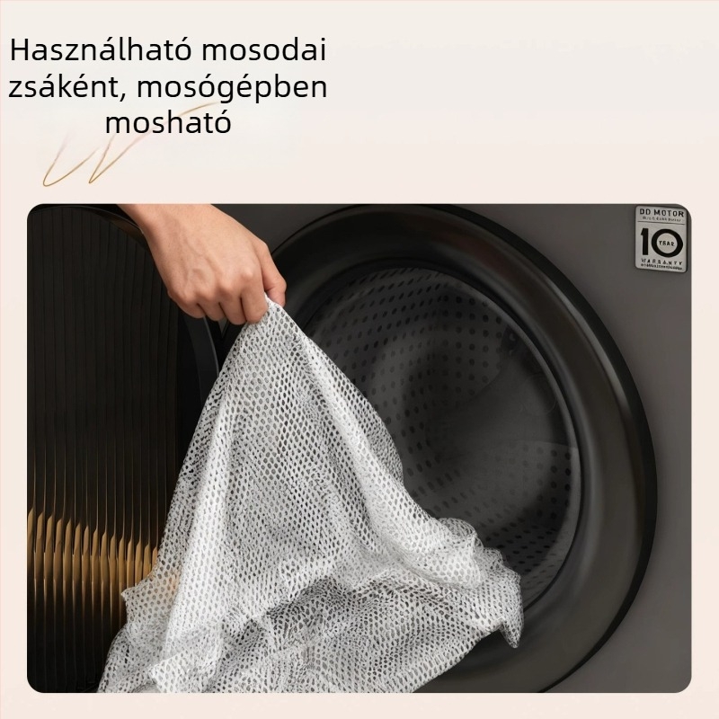 Fali szerelhető, összecsukható szennyeskosár fürdőszobába