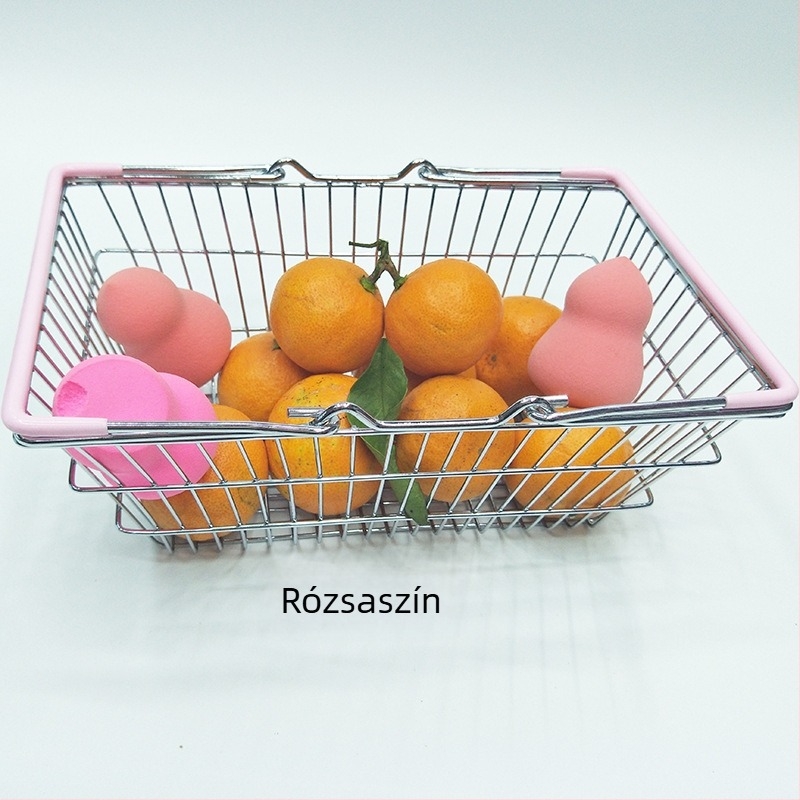 Mini vasból készült tároló kosár gyerekeknek, dekoratív, több színű, közepes méretű