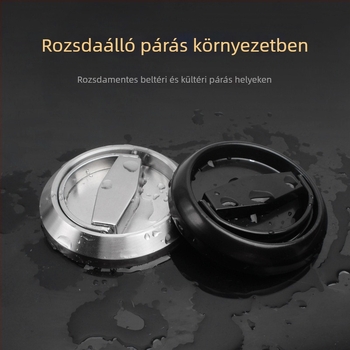 304 rozsdamentes acél kör alakú fogantyú, lyukasztás nélkül, rejtett hajtogatható kialakítású ajtókhoz és szekrényekhez