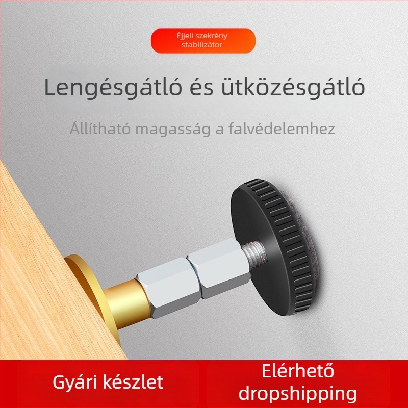 Ágy melletti stabilizátor állítható alátéttel, ütközés- és rezgéscsillapító, csendes működés