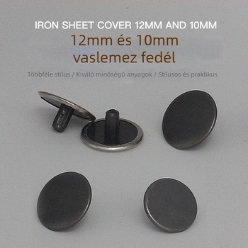 3 az egyben dekoratív bútorfedél és kör alakú porzáró fedél a nyílásokhoz, 10 mm/12 mm excentrikus kerékfedélhez
