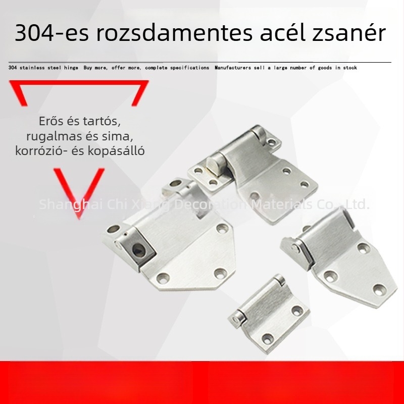 Rozsdamentes acélból készült nehéz terhelésű pánt ipari berendezésekhez és szekrényekhez