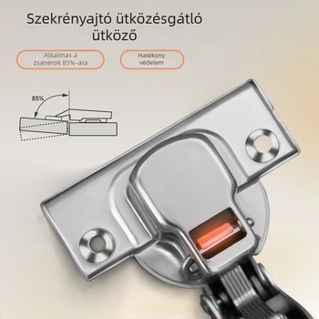 Szekrényajtó csukló korlátozó, ütközésgátló buffer, 90° nyitás