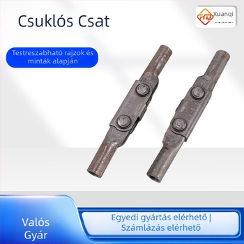 Egyenes csatolt ízület összecsukható fotelhez és kanapéhoz — szögállítás, csatkapcsolat, elektroplatált hegesztett cső