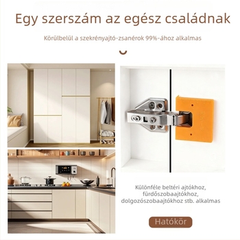 Univerzális vastag mágneses pánt rögzítő lap szekrényajtókhoz