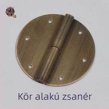 Kínai stílusú gardrobajtó zsanérok, nehéz terhelésű síknyitású zsanérok, levehető vintage sárgaréz zsanérok