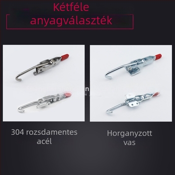 Gyors csipesz állítható ajtózár 451/452 – kampó, mechanikus zár