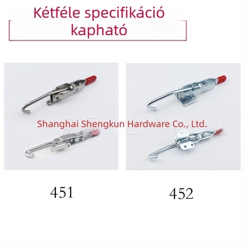 Gyors csipesz állítható ajtózár 451/452 – kampó, mechanikus zár