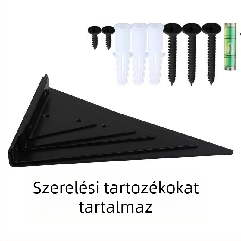 Rejtett háromszög alakú tartó fa lemezekhez — tárolókeret fémnyomó alkatrészekhez