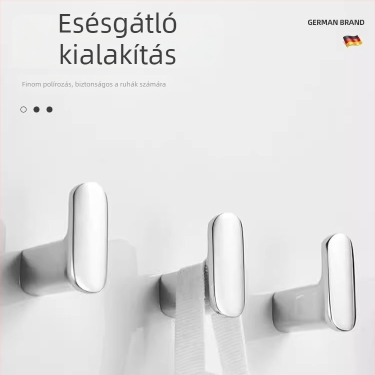Réz anyagú ruhakapó gardróbhoz és előszobába, perforált törölközőakasztó, modern minimalista dizájn
