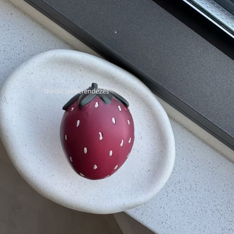 Ragasztó kampó limon és meggy motívummal, koreai Insta-stílusú forró levegőballon, bejárathoz és szekrényajtókhoz, dekoratív gyerekszobai fogantyú, 5-10 kg terhelhetőség