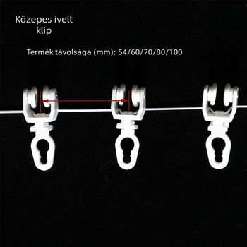 Kígyó alakú függönygyöngyök függöny sínhez, rögzített lépésközzel, csendes négyzet alakú görgő, S-alakú nano elektromos függöny sínhez csúszó gyöngyök, függöny kiegészítők