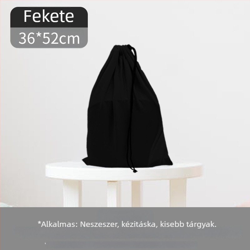 Nagy méretű, kopásálló porvédett utazótáska húzózsinórral – zárható, kézipoggyászhoz