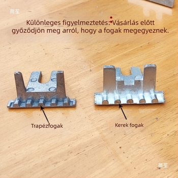 Befelé nyíló ablakokhoz készült kilincs és villa, középre szerelt alkatrészek