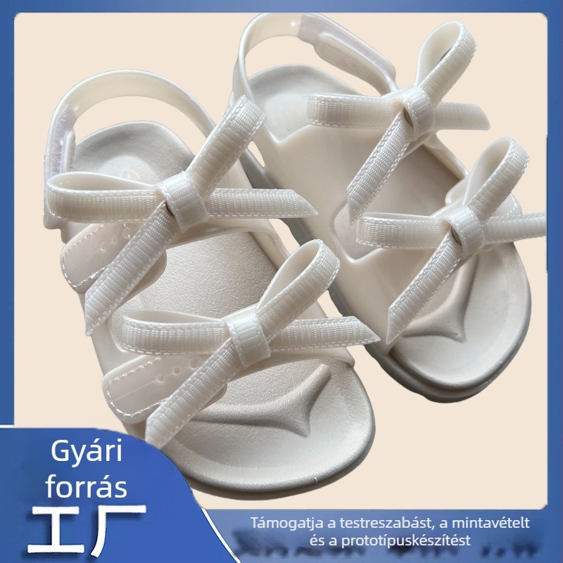 Gyerekeknek PVC platform szandálok, környezetbarát, csúszásmentes, uniszex