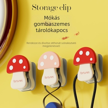 Gombaszerű fürdőszobai akasztó, fúrás nélkül, erős ragasztóval, falra szerelhető törölközőtartó