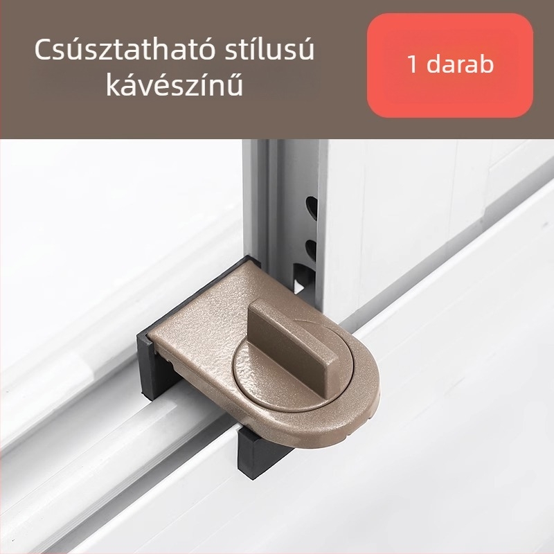 Alumíniumötvözetes csúszóablak-záró korlátozó gyermekbiztonsági zár