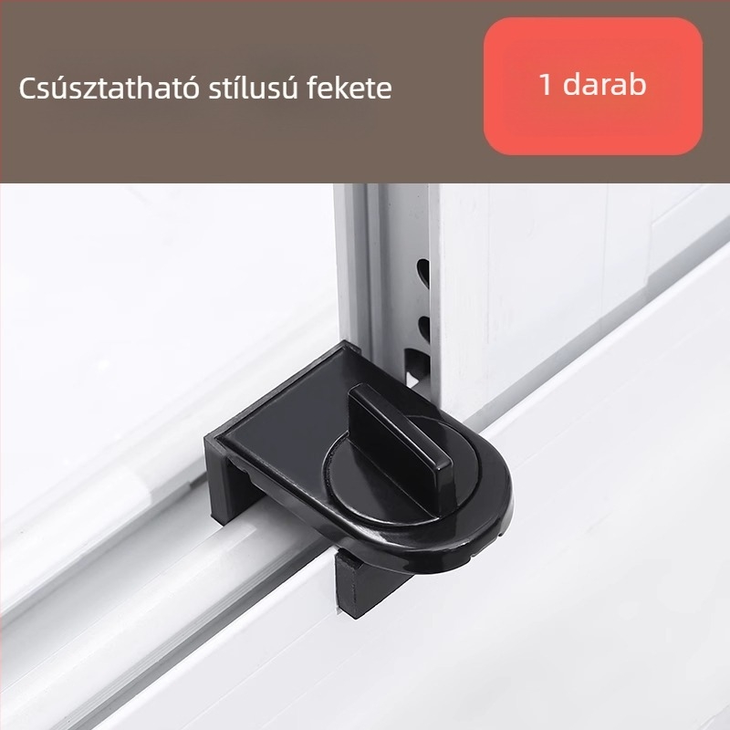 Alumíniumötvözetes csúszóablak-záró korlátozó gyermekbiztonsági zár