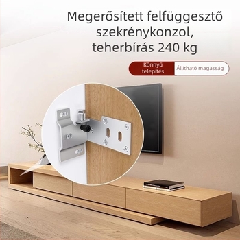 Masszív falra szerelhető szekrényhardver mosdó- és TV-szekrényekhez