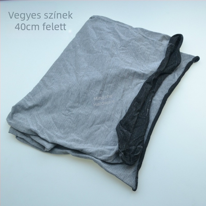 Fehér pamut ipari tisztító kendő, olajat felszívó, szöszmentes