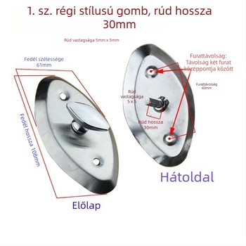 Kis ajtózár fogantyú szellőzőablakhoz és rovarhálóval ellátott ajtóhoz, húzókar a középső ajtóhoz