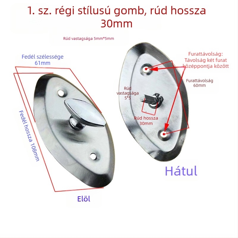 Kis ajtózár fogantyú szellőzőablakhoz és rovarhálóval ellátott ajtóhoz, húzókar a középső ajtóhoz