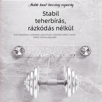 Erősen ragasztó falikampó, átlátszó, nyom nélkül, fúrás nélkül