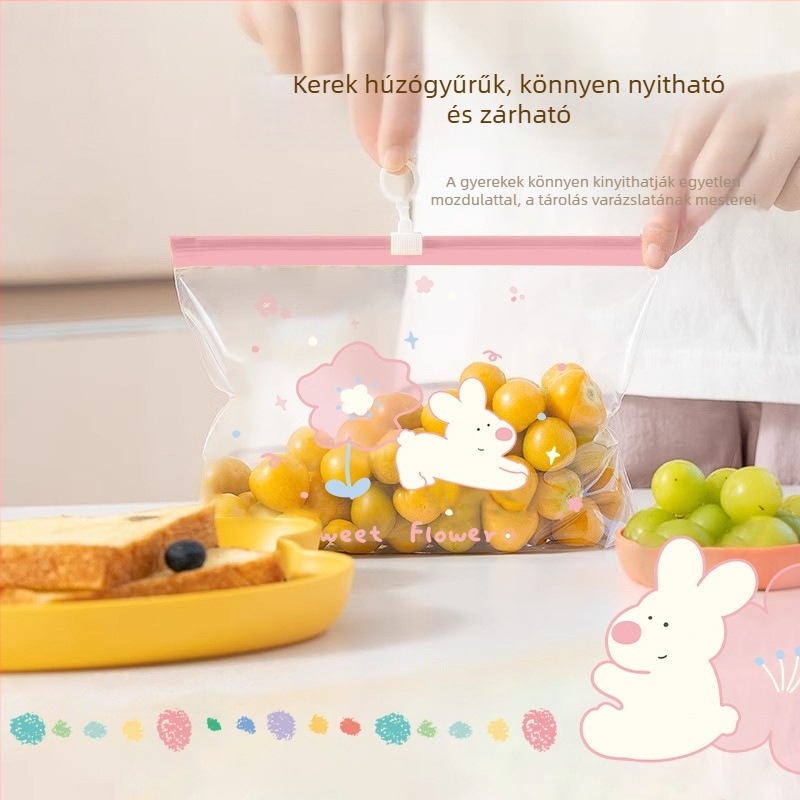 Átlátszó tároló taska húzófülekkel – babajátékok és kellékek tárolására, vízálló és nedvességálló, utazási szervező