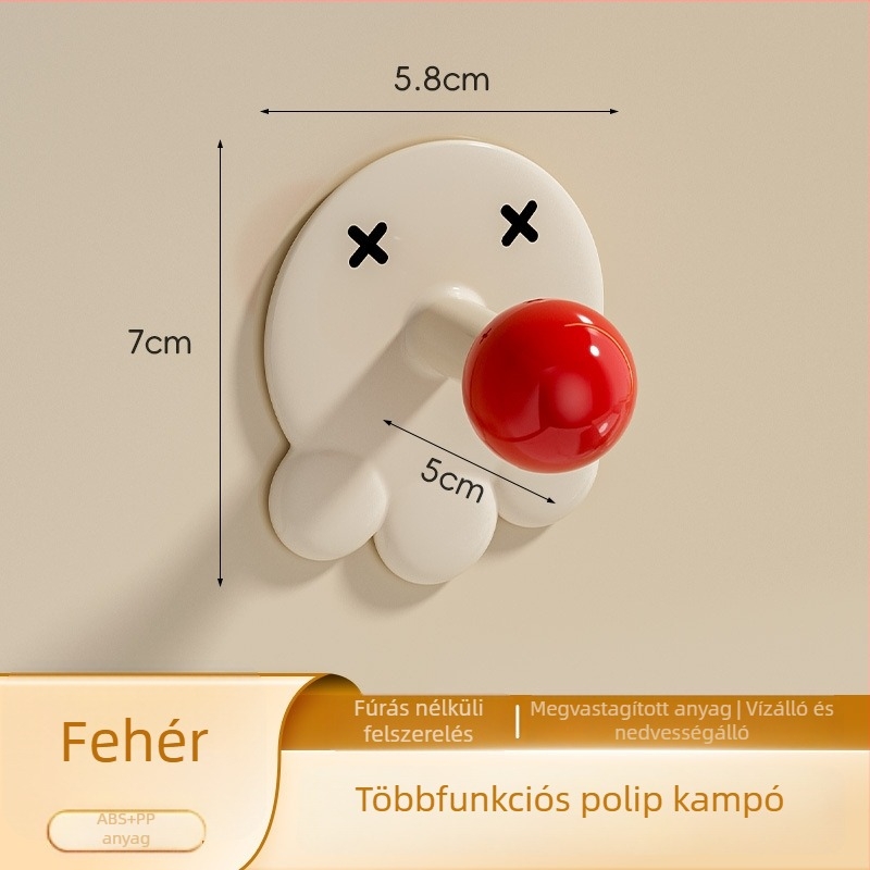 Fürdőszobai akasztó állvány hajkiegészítők tárolására – minimalist design, szénacél