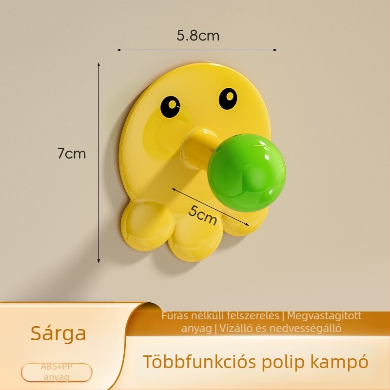 Fürdőszobai akasztó állvány hajkiegészítők tárolására – minimalist design, szénacél