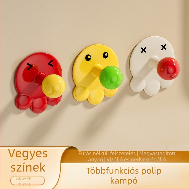 Fürdőszobai akasztó állvány hajkiegészítők tárolására – minimalist design, szénacél