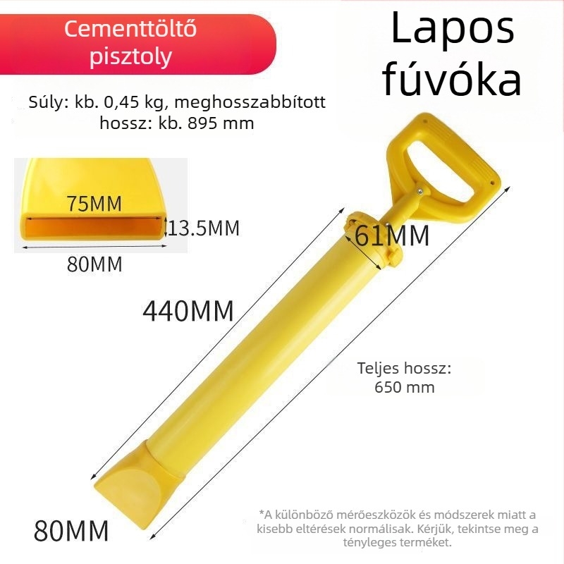 Rozsdamentes acél cement tömítőpisztoly ajtókhoz és ablakokhoz