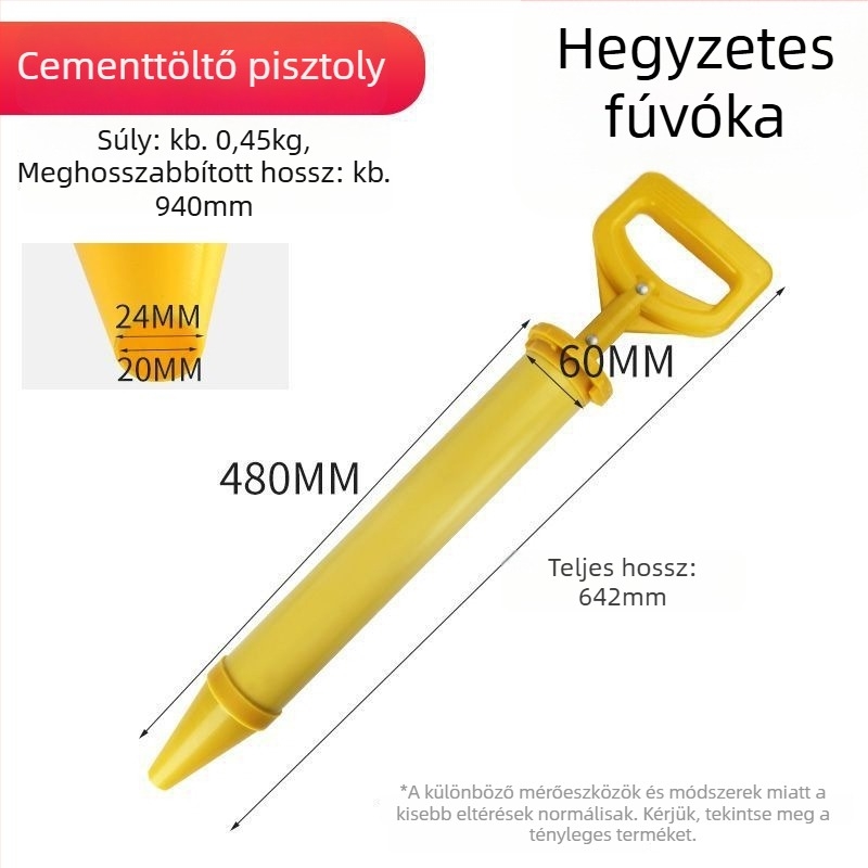 Rozsdamentes acél cement tömítőpisztoly ajtókhoz és ablakokhoz