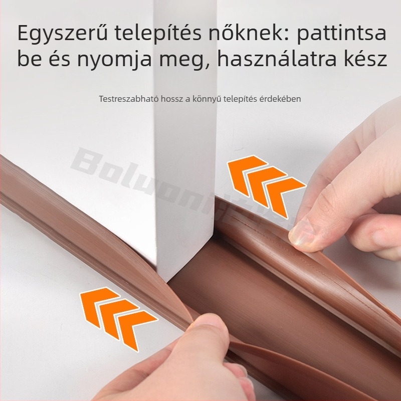 Ajtó alatti kefés tömítőcsík – szélálló, fényzáró, csendes és porálló