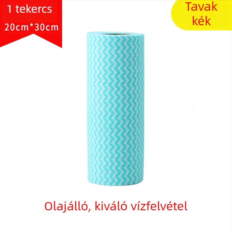 Egyszer használatos nem szőtt mosogatókendő, konyhai tisztítás, színes csíkok