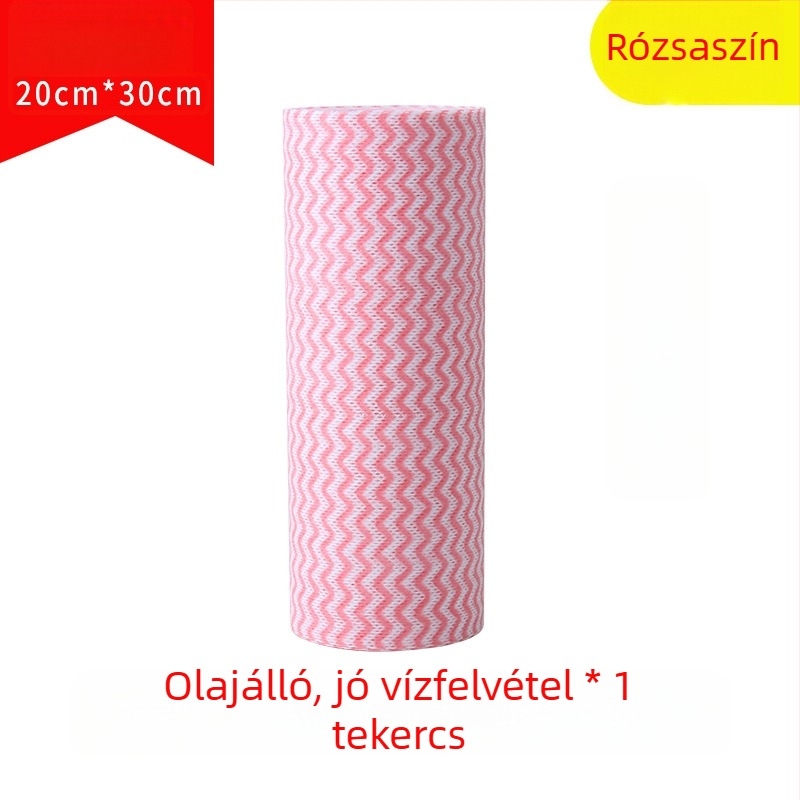 Egyszer használatos nem szőtt mosogatókendő, konyhai tisztítás, színes csíkok