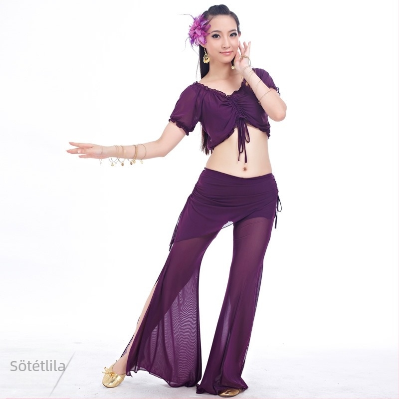 Water-gauze áttetsző derékszoknya Belly Dance jelmez, edzőruha és derékszíj dísz