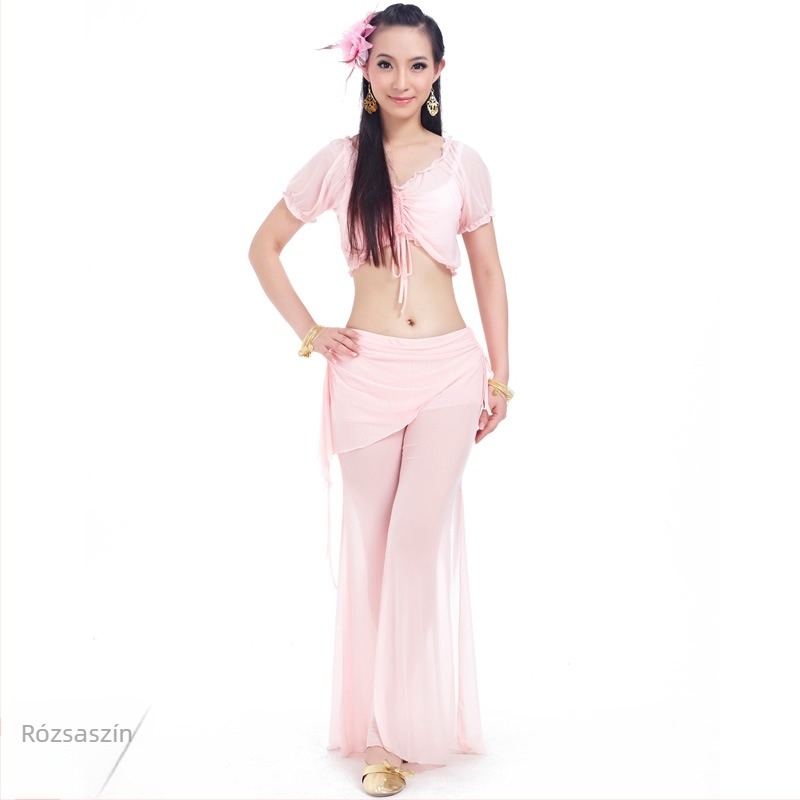 Water-gauze áttetsző derékszoknya Belly Dance jelmez, edzőruha és derékszíj dísz