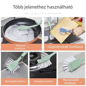 Hosszú nyeletű edény- és fazekaktisztító kefe