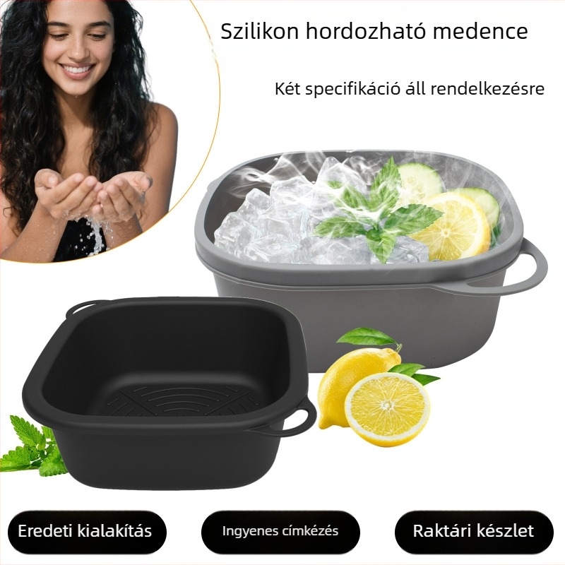 Szilikon arcjég-kompressziós eszköz, kültéri hordozható kozmetikai készülék