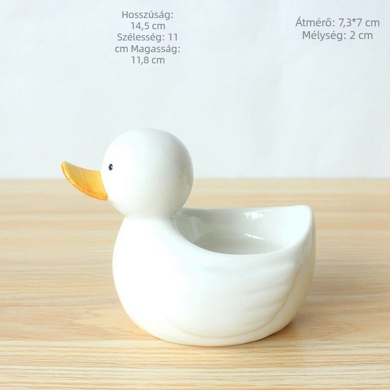 Porcelán gyerekeknek készült snacktál rajzfilmszerű mintával, szabálytalan formájú étkészlet